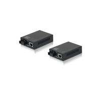 LevelOne FVT-2202 Convertisseur de Média 100Mbit/s Fast Ethernet, 1x RJ45, 1x Fibre SX, Portée 20km, Standards IEEE 802.3/3u/3x