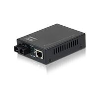 LevelOne FVT-2401 convertisseur de Support réseau 100 Mbit/s 1310 nm Monomode Noir