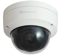 LevelOne GEMINI Feste-Dom-IP-Netzwerk-Kamera - 6 Megapixel - H.265 - 802.3af PoE - IR-LEDs - Innen / Außen - IP-Sicherheitskamera - Innen & Außen - Kabelgebunden - Zimmerdecke - Weiß - Kuppel (FCS-340