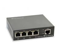 LevelOne GEP-0523 commutateur réseau Gigabit Ethernet (10/100/1000) Connexion Ethernet, supportant l'alimentation via ce port (PoE) Noir