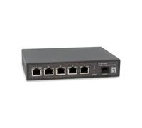 LevelOne GEP-0625 commutateur réseau 2.5G Ethernet (100/1000/2500) Connexion Ethernet, supportant l'alimentation via ce port (PoE) Noir