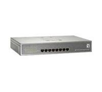 LevelOne GEP-0821 - Commutateur - 8 x 10/100/1000 (PoE) - de bureau - PoE