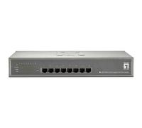 LevelOne GEP-0822 - Commutateur - 8 x 10/100/1000 (PoE) - Montable sur rack - PoE