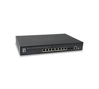 LevelOne GEP-1061 commutateur réseau Géré L2 Gigabit Ethernet (10/100/1000) Connexion Ethernet, supportant l'alimentation Via ce Port (PoE) Noir