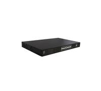 LevelOne GEP-2021: Commutateur 20 ports Gigabit Ethernet (10/100/1000) Non-Géré, 16 PoE (270W total), 2 SFP, VLAN, Rack 1U, Processeur Realtek RTL8382L