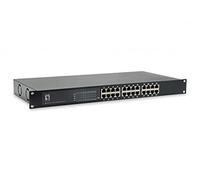 LevelOne GEP-2421W630 commutateur réseau Non-géré Gigabit Ethernet (10/100/1000) Connexion Ethernet, supportant l'alimentation Via ce Port (PoE) Noir