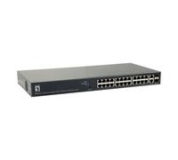 Level One Commutateur réseau GEP-2651 Géré L3 Gigabit (10/100/1000) PoE Noir