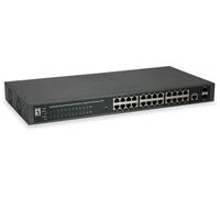 LevelOne GEP-2652 Géré L2 Gigabit Ethernet (10/100/1000) Connexion Ethernet, supportant l'alimentation Via ce Port (PoE) Gris