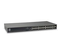 LevelOne GEP-2682 Géré L3 Gigabit Ethernet (10/100/1000) Connexion Ethernet, supportant l'alimentation via ce port (PoE) - Commutateurs réseaux (Géré, L3, Gigabit Ethernet (10/100/1000), Connexion Ethernet, supportant l'alimentation via ce port (PoE), Grille de montage)
