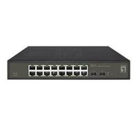 GES-2118 commutateur réseau Géré L2 Gigabit Ethernet (10/100/1000) Noir