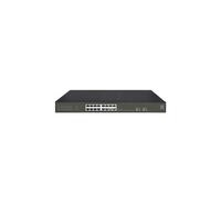 LevelOne GES-2118P Commutateur Géré L2 Gigabit Ethernet 16 Ports RJ45 PoE+ 2 SFP 36Gbps QoS VLAN Montage Rack