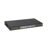 LevelOne GES-2126 Hilbert 26-Port Gigabit Smart Lite Switch, 24 x Gigabit RJ45, 2 x Gigabit SFP