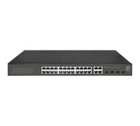 LevelOne Switch 24x GE GES-2128P 4xGSFP 19" 380W 16xPoE+ - Switch