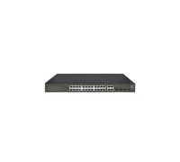 LevelOne GES-2128P : Switch Géré L2 Gigabit Ethernet 24 RJ45 PoE+ (380W), 4 Combo SFP, QoS, VLAN, 56 Gbit/s, Montage Rack, Conforme IEEE 802.3af/at