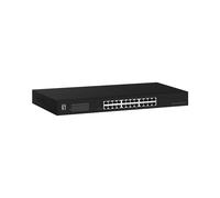 LevelOne GEU-2431 : Switch Non-Géré 24 Ports Gigabit Ethernet (10/100/1000) RJ-45, Rack 1U, MAC 8K, Auto MDI/MDI-X, IEEE 802.3/ab/u/x