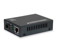 LevelOne Gigabit RJ45 to SFP Media Converter PoE PSE