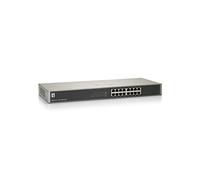 Level One commutateur réseau GSW-1657 non-géré Gigabit Ethernet (10/100/1000) Noir/Gris