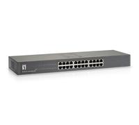 LevelOne GSW-2457 Commutateur réseau non géré 24 ports Gigabit Ethernet Noir