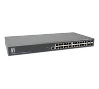LevelOne GTL-2885 Turing 28 Ports L3 Lite Managed Gigabit Switch, 24 × 1G RJ45, 4 × 1G/10G SFP+ Uplinks