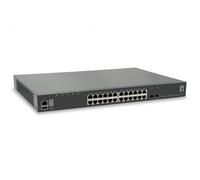 LevelOne GTL-2891 Géré L3 Gigabit Ethernet (10/100/1000) Gris - Commutateurs réseaux (Géré, L3, Gigabit Ethernet (10/100/1000), Full duplex, Grille de montage)