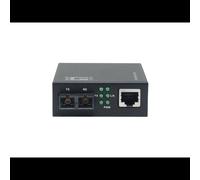 LevelOne GVM-2001 Convertisseur réseau 1000Base-T vers fibre optique 850 nm Multimode SC 500 m Noir