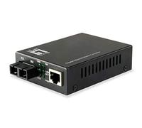 LevelOne GVT-2002 Adaptateur Ethernet, Convertisseur de Support Réseau 1000 Mbits 1310 nm Monomode Noir