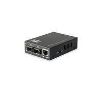 Level One Convertisseur multimédia GvT-2011 1 Gbit/s 10/100/1000Base-T, 1000Base-X RJ-45/SFP Gris