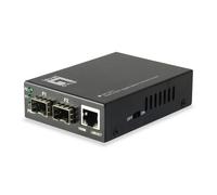 Level One Convertisseur multimédia GvT-2011 1 Gbit/s 10/100/1000Base-T, 1000Base-X RJ-45/SFP Gris