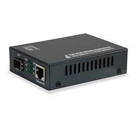 LevelOne GVT-2012 convertisseur de support réseau 1000 Mbit/s Noir