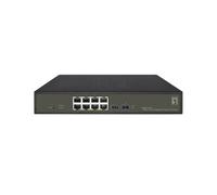 LevelOne Hilbert 10-Port Gigabit Poe Smart Lite Commutateur, 8 Sorties, 2 X Giga