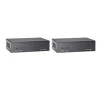 LevelOne Kit émetteur/récepteur HDMI HVE-9200P 4K HDBaseT PoE 100 m Cat5/5e/6 RS‑232 Gris