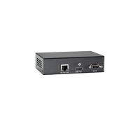 LevelOne HVE-9211PR Récepteur AV 4K UHD (3840x2160) sur Cat5e/Cat6 jusqu'à 100m, HDCP, EDID, PoE, RS-232, Audio 3.5mm, Noir, Métal