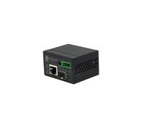 LevelOne IEC-4000 Convertisseur Media 10/100Base-T(X) vers 100Base-X SFP, -40°C à 75°C, Alimentation 12-60V, Boîtier Aluminium, Standards IEEE 802.3/3u/3x