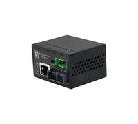LevelOne IEC-4001 convertisseur de Support réseau 100 Mbit/s Multimode Noir