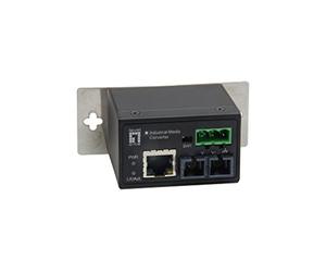 LevelOne IEC-4002 convertisseur de Support réseau 100 Mbit/s Multimode Noir