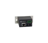 LevelOne IEC-4002 Convertisseur Media 100Mbit/s Multimode, Interface 10/100Base-TX vers 100Base-FX, Distance 2km, Connecteur ST, Alimentation 12-60V