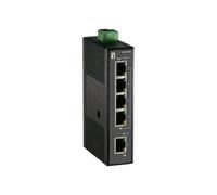 LevelOne Infinity IES-0500 - commutateur - 5 ports - non géré - Montage sur rail DIN