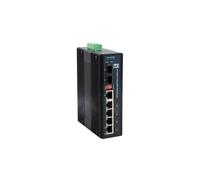 LevelOne IES-0600 Gigabit Ethernet (10/100/1000) Noir - Commutateurs réseaux (Gigabit Ethernet (10/100/1000), Full Duplex, Montage Mural)