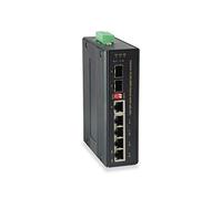 LevelOne IES-0620 Gigabit Ethernet (10/100/1000) Noir Connexion Ethernet, supportant l'alimentation via ce port (PoE) - Commutateurs réseaux (Gigabit Ethernet (10/100/1000), Full duplex, Connexion Ethernet, supportant l'alimentation via ce port (PoE), Montage mural)