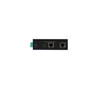LevelOne IGP-0101 Adaptateur Injecteur PoE Gigabit Ethernet 56V, 2x RJ-45, 36W, Standards IEEE 802.3/ab/af/at/u, -40°C à +75°C, Montage Mural