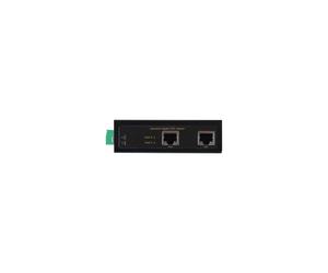 LevelOne IGP-0101 Adaptateur Injecteur PoE Gigabit Ethernet 56V, 2x RJ-45, 36W, Standards IEEE 802.3/ab/af/at/u, -40°C à +75°C, Montage Mural