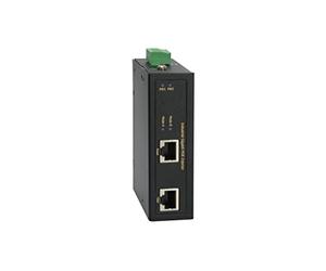 LevelOne IGP-0102 Adaptateur d'injecteur PoE Industriel Gigabit Ethernet 802.3AT POE+, 36 W, Power Iinput 12-56 V DC