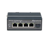 LevelOne IGP-0501 commutateur réseau Gigabit Ethernet (10/100/1000) Connexion Ethernet, supportant l'alimentation Via ce Port (PoE) Noir