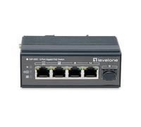 LevelOne IGP-0501 commutateur réseau Gigabit Ethernet (10/100/1000) Connexion Ethernet, supportant l'alimentation Via ce Port (PoE) Noir
