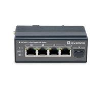 LevelOne IGP-0501 commutateur réseau Gigabit Ethernet (10/100/1000) Connexion Ethernet, supportant l'alimentation Via ce Port (PoE) Noir