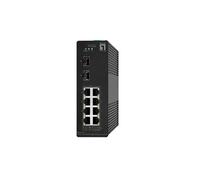 LevelOne IGS-2110P Switch Gigabit Ethernet L2 Géré 8xRJ45 10/100/1000 PoE+ 2xSFP Capacité 20Gbit/s QoS VLAN Montage Rail DIN -40°C à 75°C