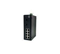 LevelOne IGU-1071 Commutateur Géré L2+ Gigabit Ethernet 8 ports RJ45 2 SFP, 26Gbit/s, VLAN, QoS, CLI, IP40, Entrée DC 12-58V