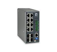Level One Commutateur géré L3 IGU-1271 – 8x RJ45 + 4x SFP, 24 Gbit/s, VLAN, SNMP, -40° à 75°C