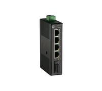 LevelOne Infinity IES-0510 - Commutateur - non géré - 4 x 10/100 + 1 x 100Base-FX - Montage sur rail DIN - Tension CC