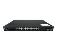 LevelOne IXP-2871 Commutateur Gigabit Ethernet L2+ Géré 24 ports RJ45 PoE+ 4 SFP+ 10G - Capacité 128 Gbps, MAC 16K, PoE 370W, CLI, QoS